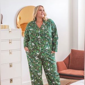 Printfresh Juniper Unicorn’s Garden pajama set 2X
